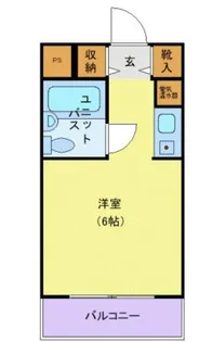 ソフィア西久保【204号室】の間取り