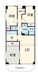 タワービレッジ鷺沼【3階】の間取り