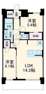 S-RESIDENCE上社aureate【503号室】の間取り