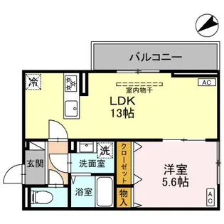 フェリーチェ MAEBASHI【2階】の間取り