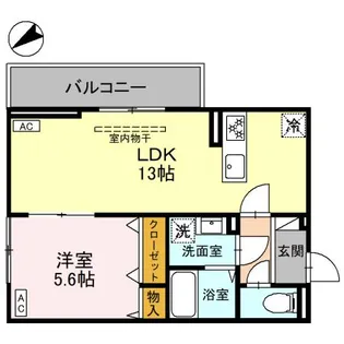 フェリーチェ MAEBASHI【3階】の間取り