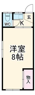 川原アパート【1階】の間取り