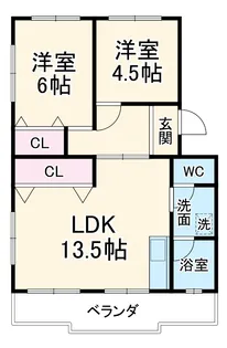 メゾン・ホワイトハウス【2階】の間取り