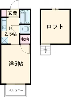 アーバンハイツ3号棟【315号室】の間取り