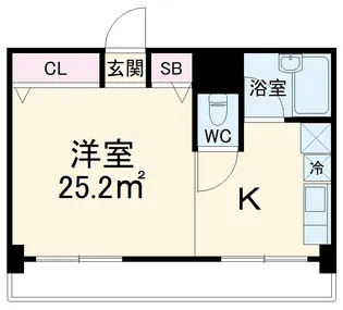 ベラルーサ11番館【1階】の間取り