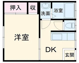 実籾ハイツ【2階】の間取り