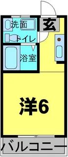 オーバル柏【1階】の間取り