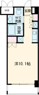 カスタリア芝公園【5階】の間取り