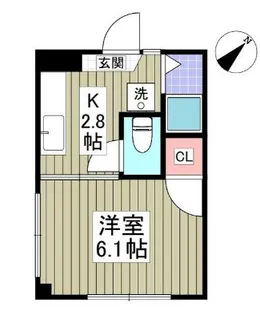 ハイラーク今井【1階】の間取り