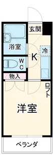 リヴェールユウナミ【203号室】の間取り