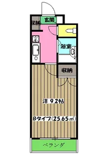 グランジュールMK【02030号室】の間取り