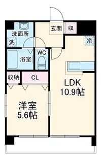 デュオ・ルミエール【2階】の間取り