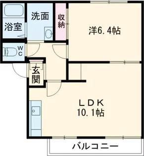 ウインズC【1階】の間取り