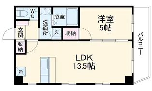 TSKY【5階】の間取り