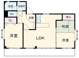 リッチモンドクロス【201号室】の間取り