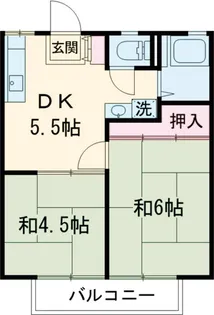 サンハイツ第一【203号室】の間取り
