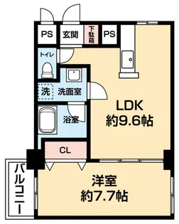 パラッツォJ&I21【2階】の間取り