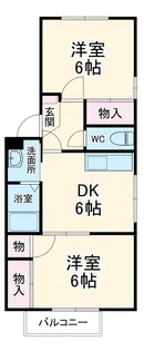 パストラルⅡ【2階】の間取り
