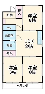 品川第一ビルB棟【4階】の間取り