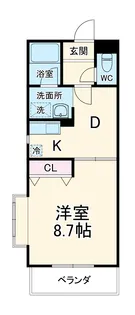 エクセレント瑞穂【101号室】の間取り