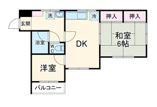 小山ビル【303号室】の間取り
