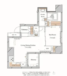 ブランシエスタ上野【0504号室】の間取り