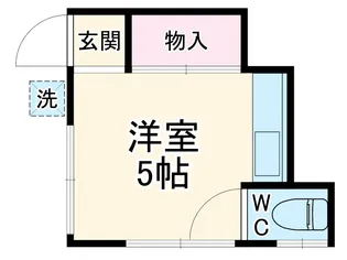 三与荘【011号室】の間取り