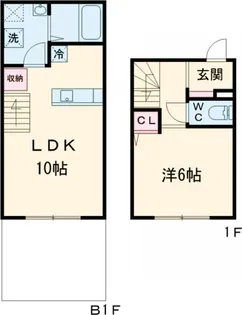 THE CLASS Grand Residence【108号室】の間取り