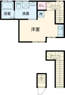 グランエッグス梅ヶ丘W【2階】の間取り