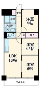 シティプラザ浜松【1階】の間取り