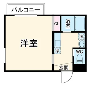 Rプリンス21【101号室】の間取り