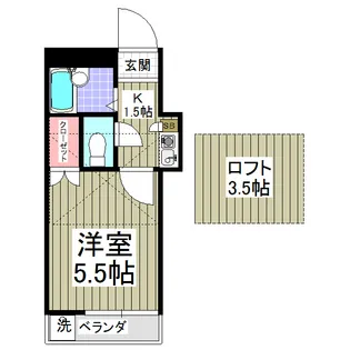 フリーダムA棟【101号室】の間取り