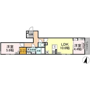 セレスティア小豆沢【2階】の間取り