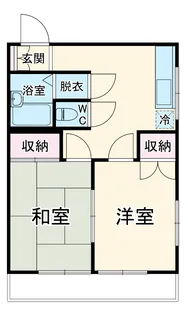スブニールE棟【1階】の間取り