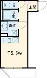 T’sCuore柴又Ⅰ【2階】の間取り