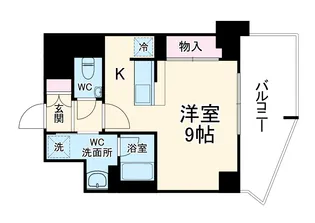 FCレジデンス今出川新町【7階】の間取り