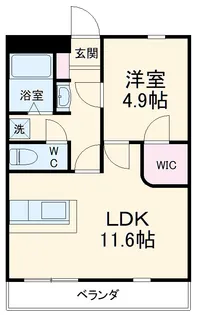 Mh-Arc KAORU【1階】の間取り