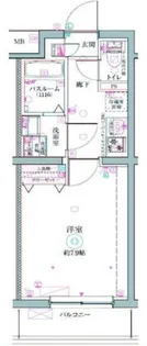クレヴィスタ立石Ⅱ【2階】の間取り