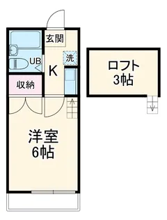 ジョイフルオークラNo.11【1階】の間取り