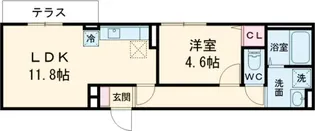 CANAL 【1階】の間取り