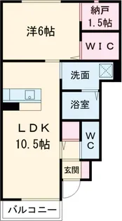 モン レーヴB棟【1階】の間取り