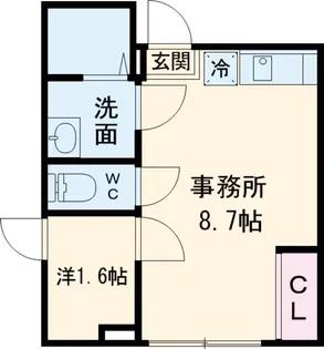 Cion Ohanajaya【103号室】の間取り