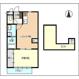 メゾンシンデレラ【2階】の間取り