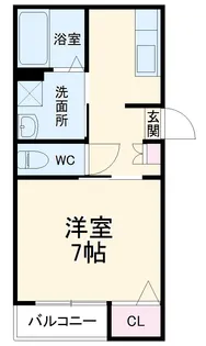 Cote【302号室】の間取り