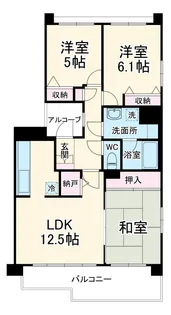 鴻巣東ハイツ【101号室】の間取り