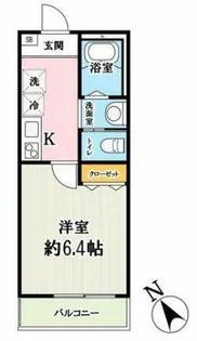 キャメル新河岸3【1階】の間取り