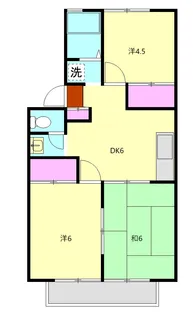 ハイツきくB【203号室】の間取り