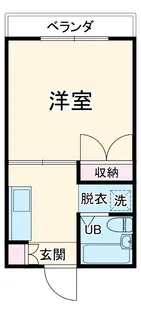 イワイハイツ【B号室】の間取り