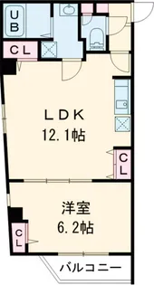 Courtyard Asakusa【4階】の間取り