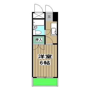 ピエスあさのA棟【402号室】の間取り